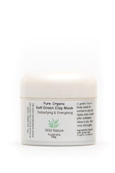 Wild Nature Organic Clay Mask - Green